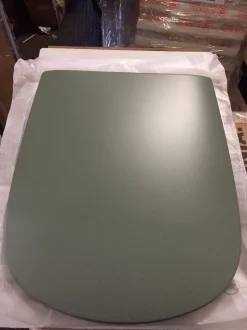 Arredamento bagno: mobile Artigianale Nic design ovvio wc sospeso 003479067 + sedile verde 005437067 salvia opaco nuovo e imballato con forte sconto