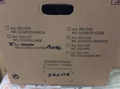 Arredamento bagno: mobile Artigianale Nic design ovvio wc sospeso 003479067 + sedile verde 005437067 salvia opaco nuovo e imballato con forte sconto