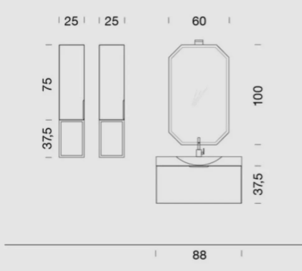 Arredamento bagno: mobile Artigianale Azzurro a prezzi convenienti
