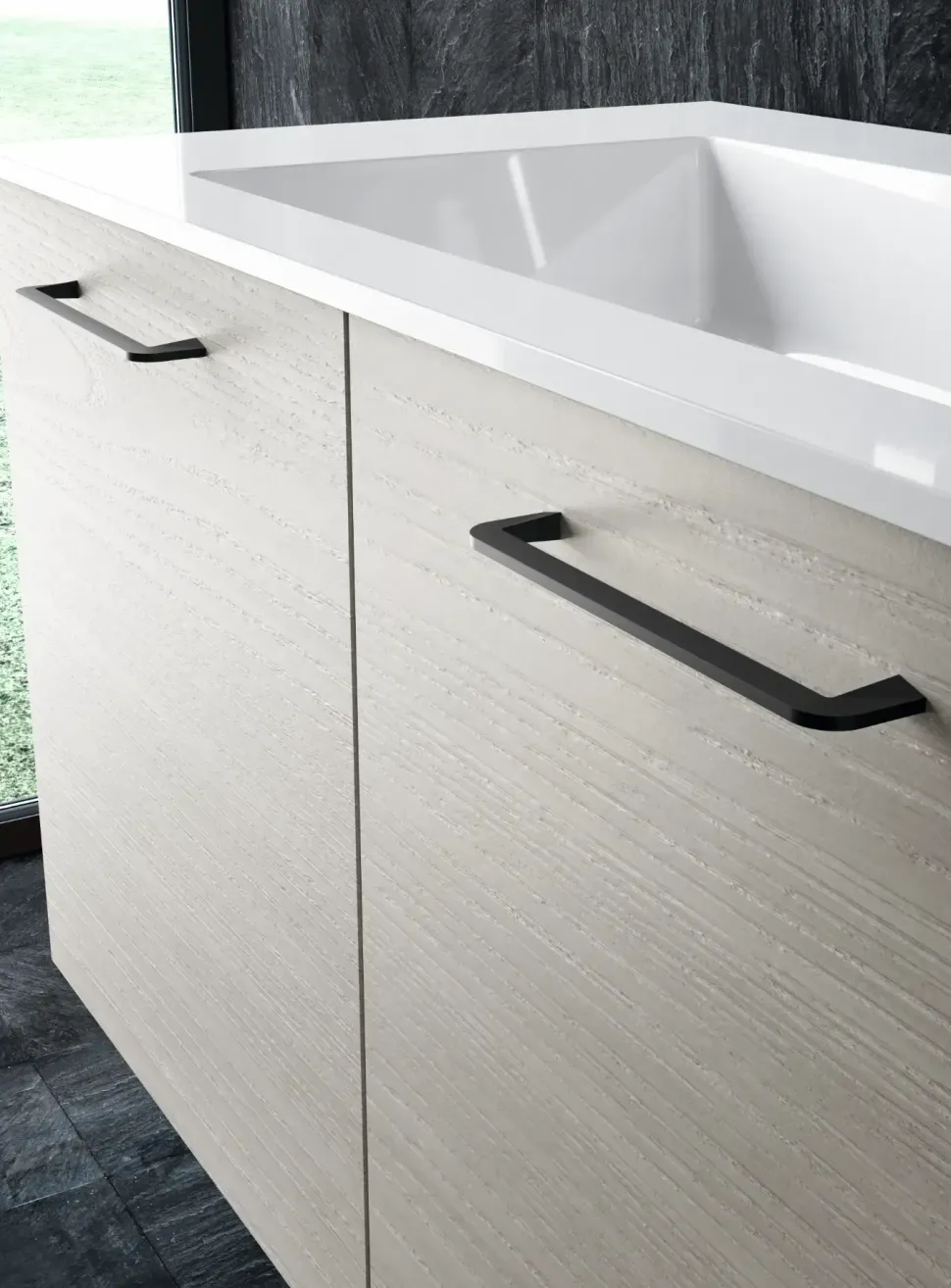 Arredamento bagno: mobile Baxar M system a prezzo scontato