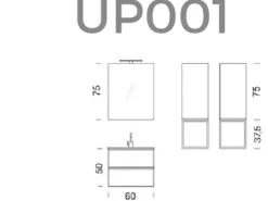 Arredamento bagno: mobile Compab Up01 a prezzo scontato