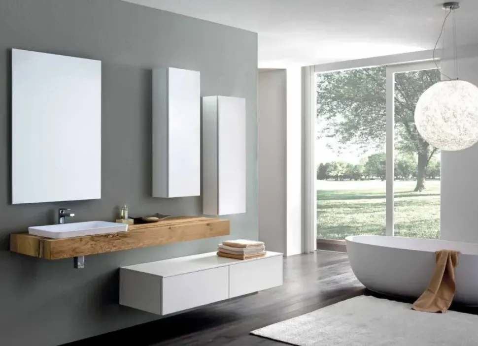Arredamento bagno: mobile Artigianale Composizione 1 con forte sconto