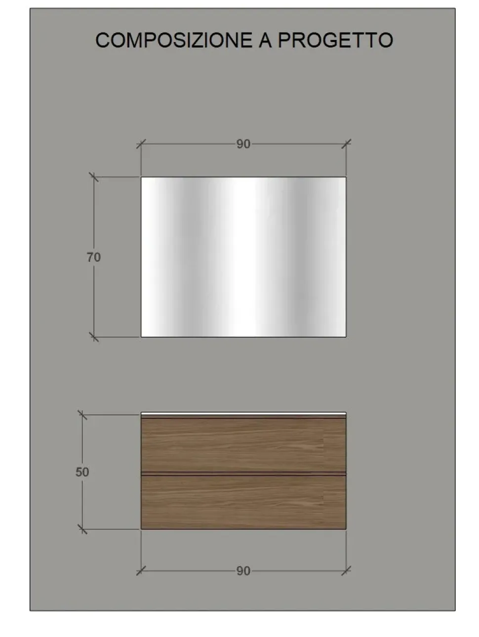 Arredamento bagno: mobile Baxar M1 system in Offerta Outlet