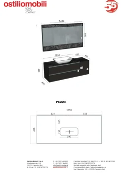Arredamento bagno: mobile Cerasa Cartabianca con forte sconto