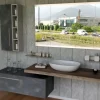 Arredamento bagno: mobile Idealbagni Monolith con forte sconto