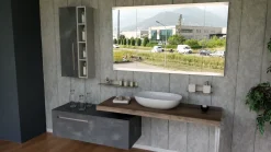 Arredamento bagno: mobile Idealbagni Monolith con forte sconto