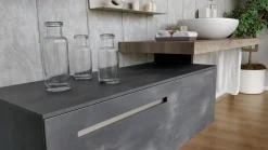 Arredamento bagno: mobile Idealbagni Monolith con forte sconto