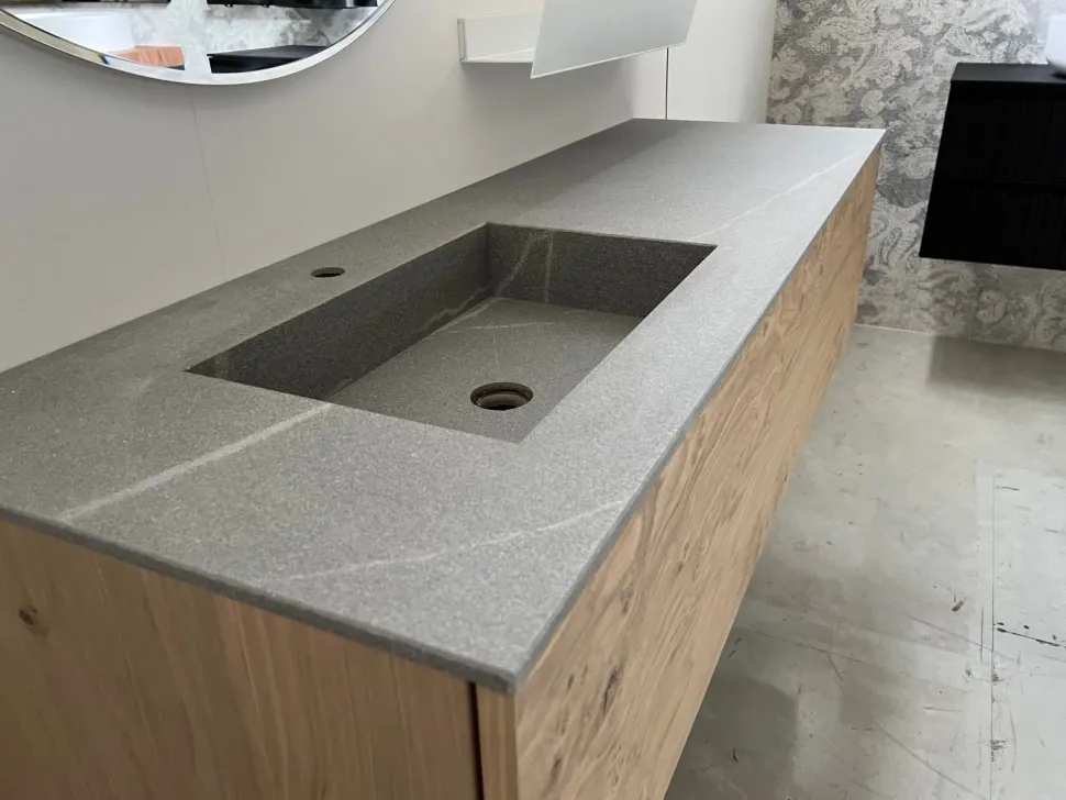 Arredamento bagno: mobile Arbi Sky pregiati rovere antico a prezzi convenienti