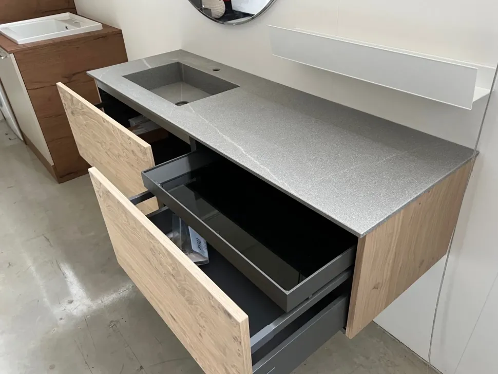Arredamento bagno: mobile Arbi Sky pregiati rovere antico a prezzi convenienti