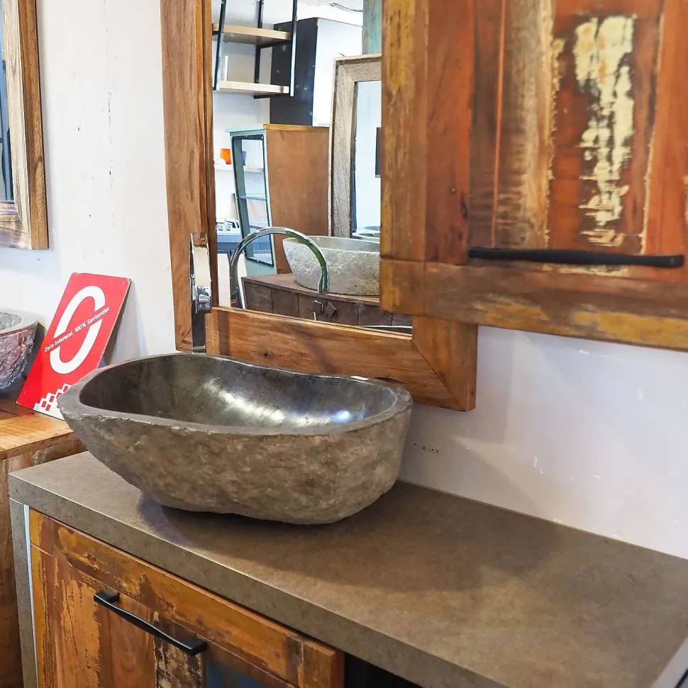 Arredamento bagno: mobile Nuovi mondi cucine Mobile bagno etno recicle vintage a prezzi outlet