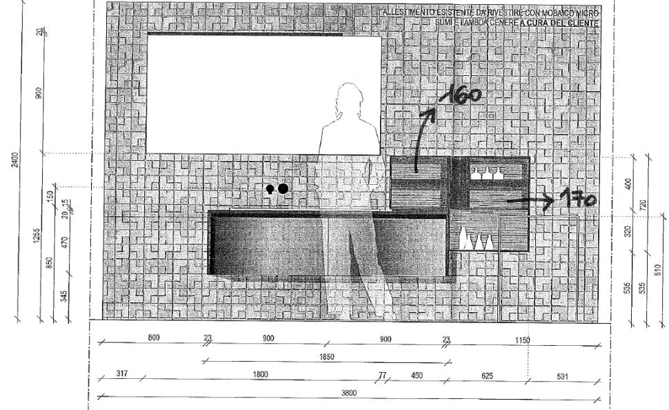 Arredamento bagno: mobile Boffi Free zone in Offerta Outlet