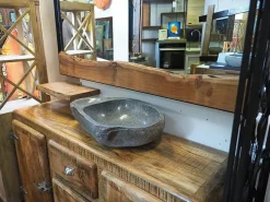 Arredamento bagno: mobile Nuovi mondi collection Mobile  bagno  ghiacciaia con lavabo  a prezzi convenienti