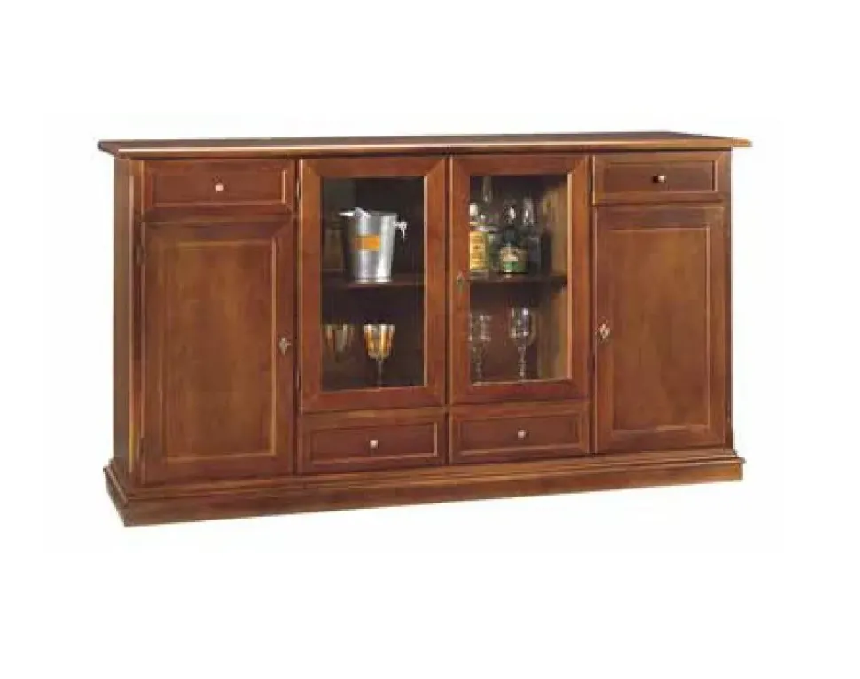 Arredatore: Credenza Noce Veneziana di MD Work. Sconto! Lunghezza: 50 car.
