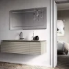 ARREDO BAGNO Idea group: MOBILE + SPECCHIO modello DOLCEVITA LACCATO OPACO SCONTATO 30%