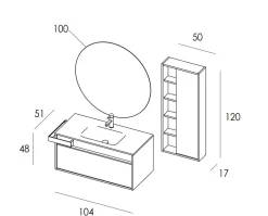 ARREDO BAGNO Mastella: mobile SCONTATO in OFFERTA OUTLET