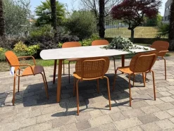 Arredo giardino Scab: sedia modello Si-si dots (set 4 sedie) SCONTATA