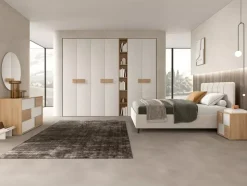 Camera da letto 02 Artigianale in laccato opaco a prezzo ribassato