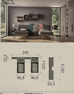 Camera da letto 114 Zg mobili a prezzo ribassato