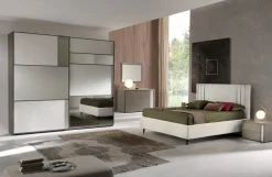 Camera da letto Abaco 129 Gierre mobili in laminato in Offerta Outlet