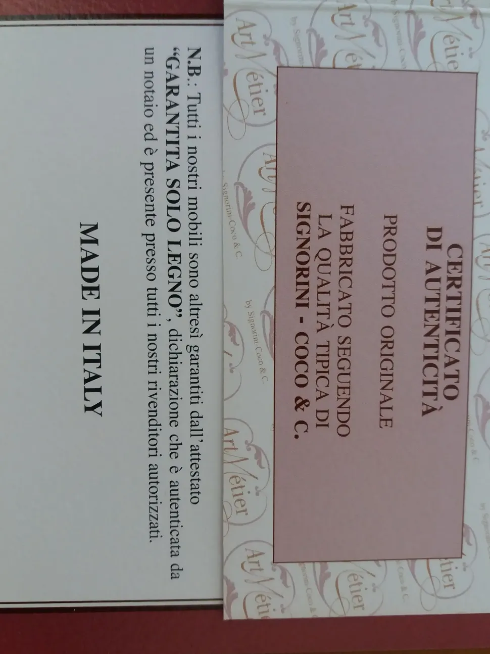 Camera da letto Art metier Signorini&coco PREZZI OUTLET