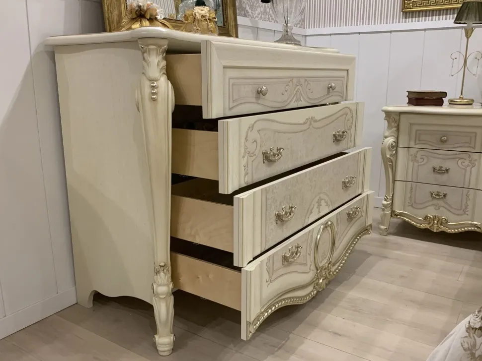 Camera da letto Barocca Collezione esclusiva in legno a prezzo scontato