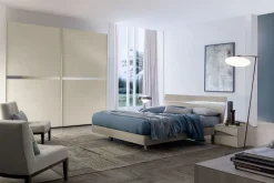 Camera da letto Battipaglia S75 in laccato opaco in Offerta Outlet