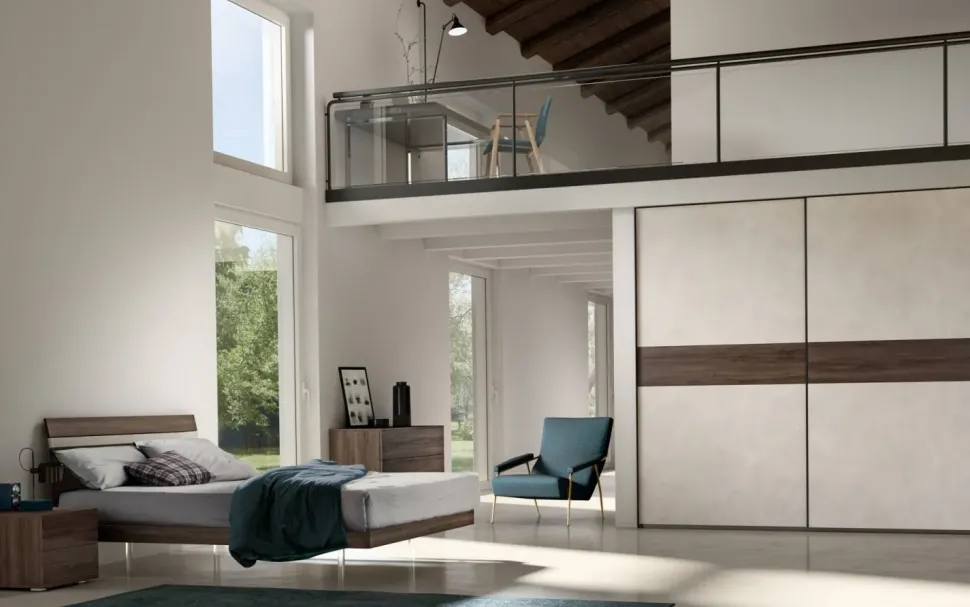 Camera da letto Bedroom 21 Mottes selection in legno in Offerta Outlet