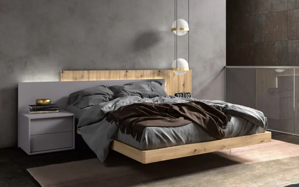 Camera da letto Bedroom 02 Mottes selection in legno a prezzo scontato