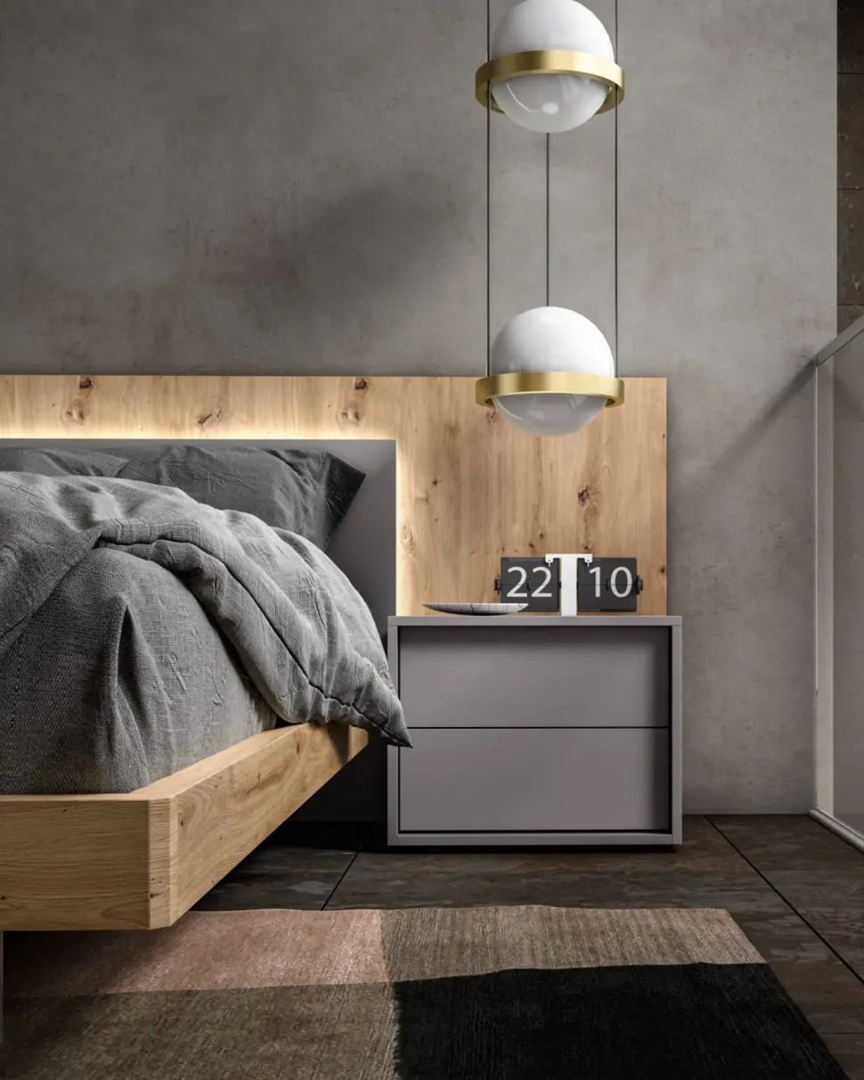 Camera da letto Bedroom 02 Mottes selection in legno a prezzo scontato