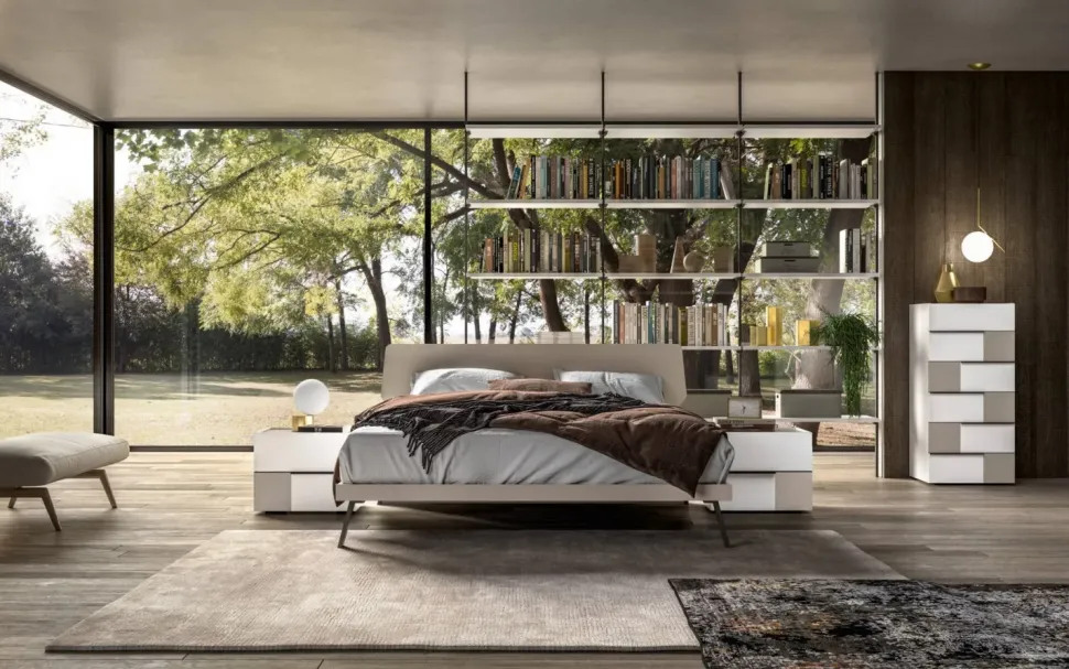 Camera da letto Bedroom 08 Mottes selection in legno in Offerta Outlet