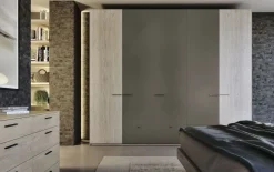 Camera da letto Bitono S75 in laccato opaco in Offerta Outlet