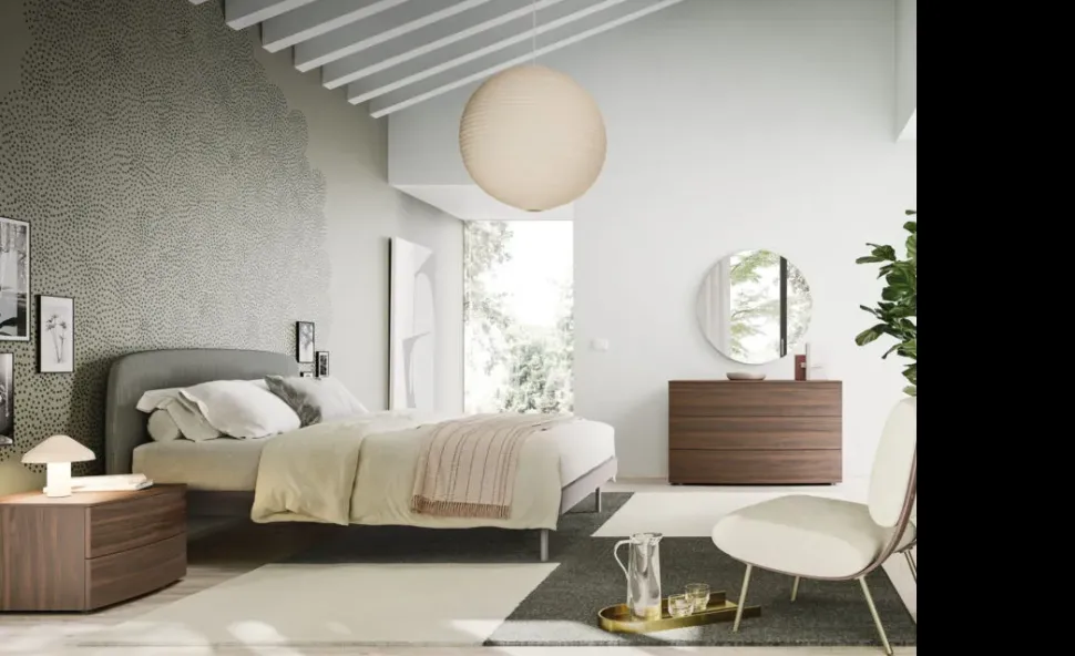 Camera da letto Camera completa park Mottes selection in legno a prezzo Outlet