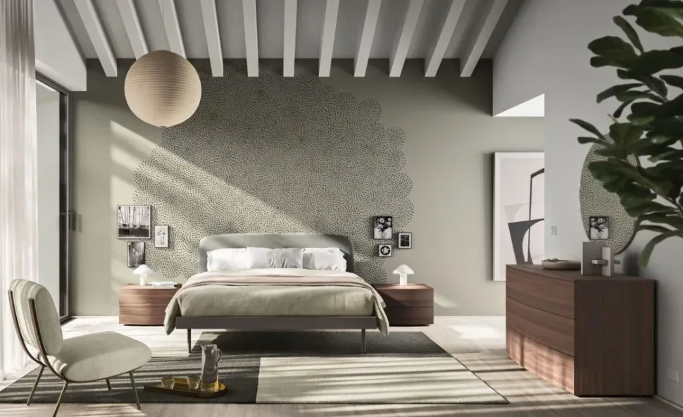 Camera da letto Camera completa park Mottes selection in legno a prezzo Outlet