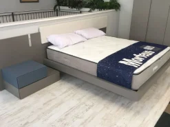 Camera da letto Camera completa santa lucia letto, comò, comodini ed armadio Santalucia in laminato in Offerta Outlet