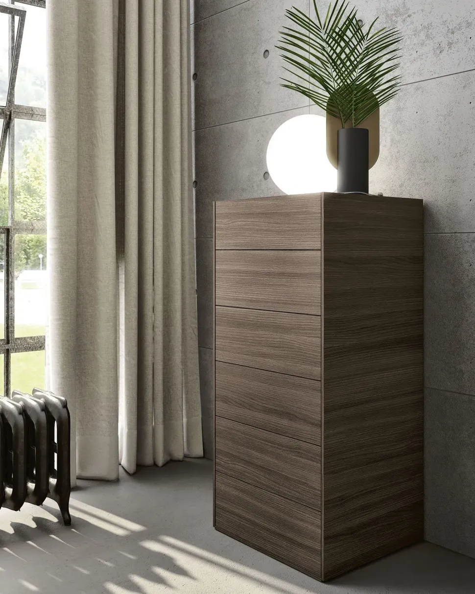 Camera da letto Camera da letto S75 in laccato opaco in Offerta Outlet