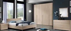 Camera da letto Camera fine produzione completa Md work in laminato a prezzo Outlet