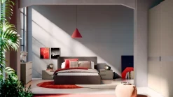 Camera da letto Camera light 25 Collezione esclusiva in laccato opaco a prezzo ribassato