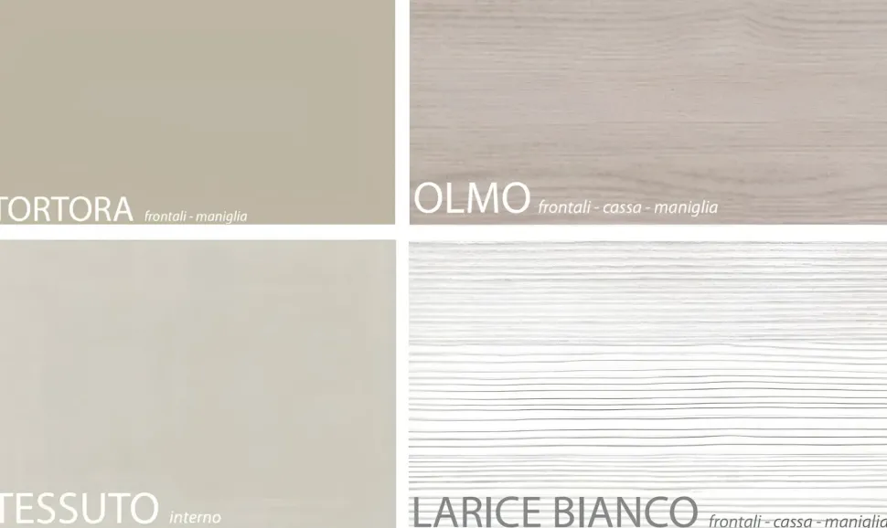 Camera da letto Camera matrimoniale lar. bianco/tortora Collezione esclusiva a prezzo scontato