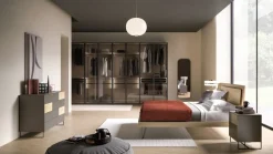 Camera da letto Camera matrimoniale orme night 12 Orme in laminato in Offerta Outlet