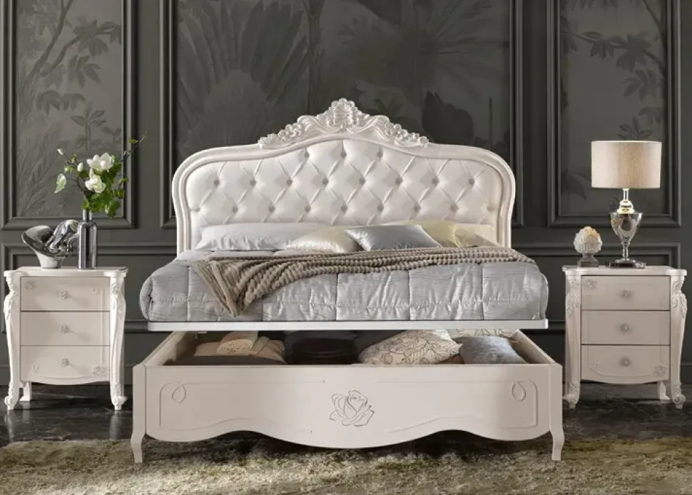 Camera da letto Camera matrimoniale modello stella Collezione esclusiva in legno a prezzo scontato