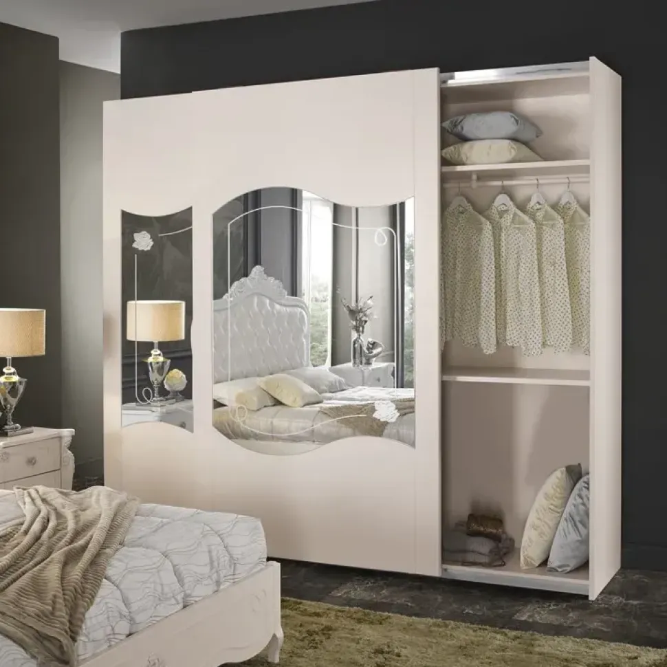 Camera da letto Camera matrimoniale modello stella Collezione esclusiva in legno a prezzo scontato