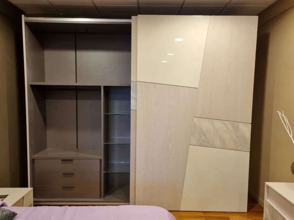 Camera da letto Camera mobilgam acacco con letto quadra Mobilgam PREZZI OUTLET