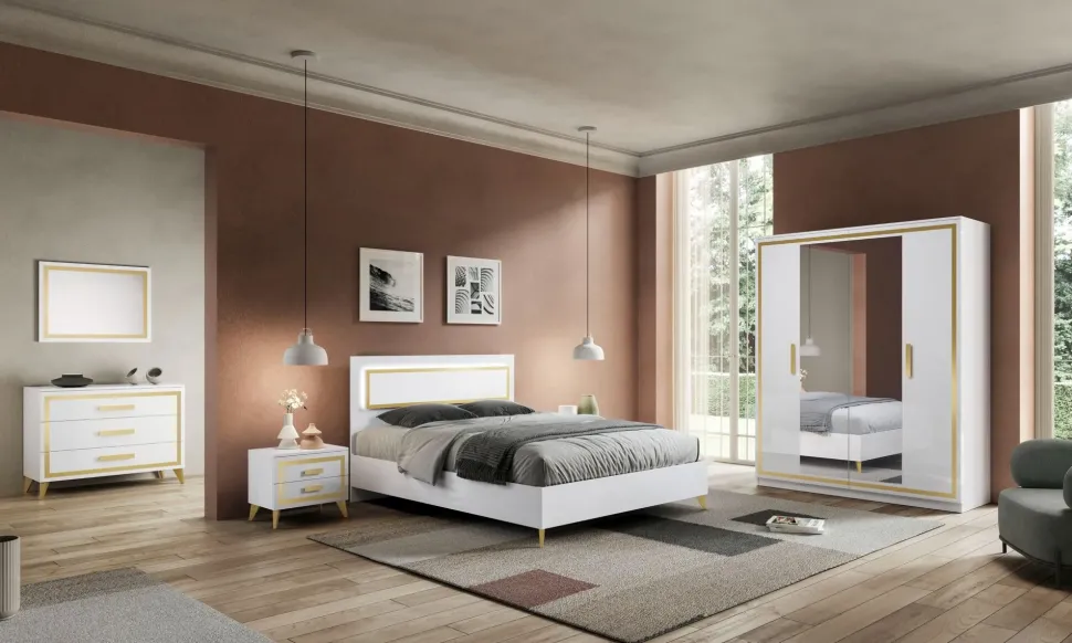 Camera da letto Camera mod.gold Artigianale a prezzo ribassato
