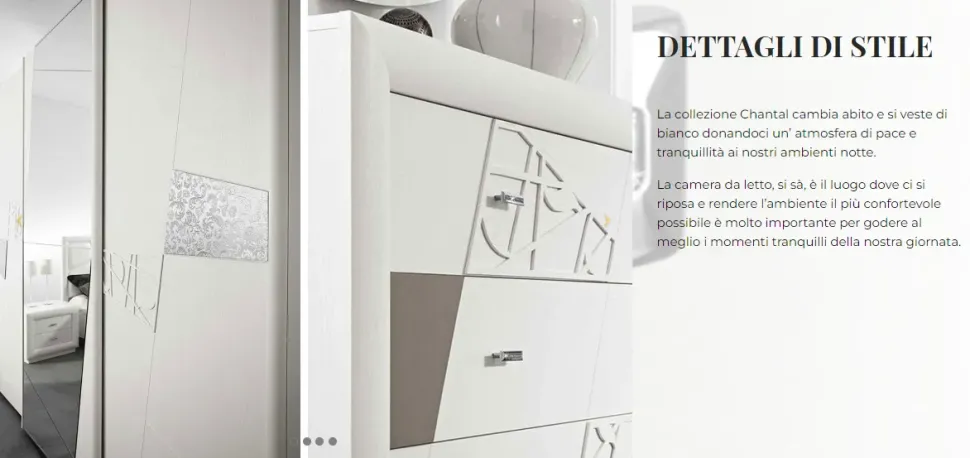 Camera da letto Chantal Mobilpiu PREZZI OUTLET