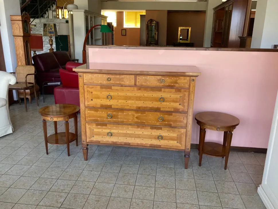 Camera da letto Ciliegio intarsiato Annibale colombo a prezzo scontato