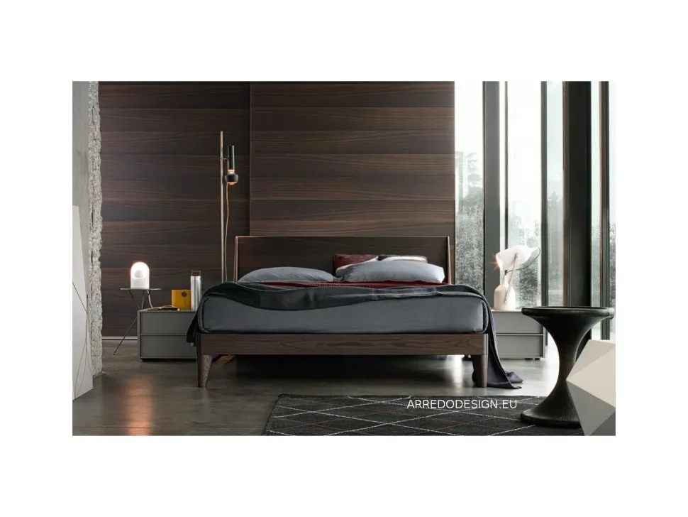 Camera da letto Clark Giellesse in legno a prezzo Outlet