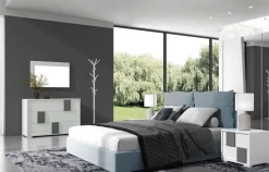 Camera da letto Collezione esclusiva Kloe 04 a prezzo ribassato in laminato