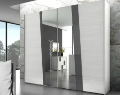 Camera da letto Collezione esclusiva Kloe 04 a prezzo ribassato in laminato