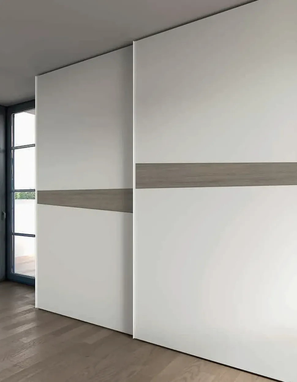 Camera da letto Composizione flo' 302 Santalucia in laminato a prezzo ribassato