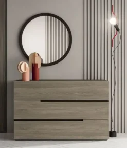 Camera da letto Composizione b012 Villanova in laminato a prezzo Outlet